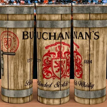 Buchanan&#39;s Blended Scotch Whisky Tumbler 20 oz with lid and straw - £15.94 GBP