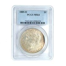 1885-O Argent Morgan Dollar Classé Par PCGS Comme - $2,940.35 MXN