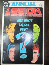 Legion of Super-Heroes Annual #1 DC Comics 1985 ~ Who Shot Laurel Kent? - £4.54 GBP