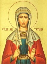 Orthodox icon of Saint Tatiana of Rome - £151.87 GBP+