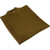 Men PRINCELY Soft Comfort Merinos Wool Sweater Knits Mock 1011-00 Mid Brown image 3