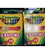 Crayola  Crayons 24 Colors 2 packs. Total 48Crayons - $179.45 MXN
