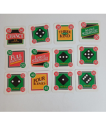 1991 Showdown Yahtzee replacement pieces 12 Cards - $6.81 CAD