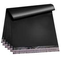 Black Poly Mailers Shipping Bags, Waterproof, Stretchy - £7.53 GBP+