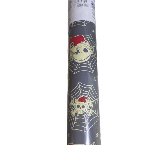 Disney The Nightmare Before Christmas Wrapping Holiday Gift Paper 70sq ft 1 Roll - £16.76 GBP
