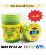 6X Thai Herbal Inhaler | Traditional Thai Nasal Stick for Clear Breathing - $639.79 MXN