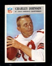 1966 Philadelphia #163 Charley Johnson Ex Cardinals *X102141 - £2.15 GBP