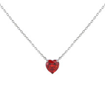 Love Necklace (Red - Platinum Plated) New Sealed!!! - £18.47 GBP