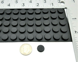 10mm Round Small Rubber Feet  3M Adhesive Backing  3mm Tall  32 Per Package - £8.53 GBP