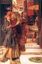 Parting Kiss by Sir Lawrence Alma-Tadema - Art Print - £17.57 GBP+