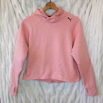 Puma Women&#39;s Pullover Hoodie Dry Cell Evostripe Pink XL - £7.76 GBP