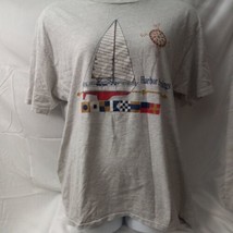 Vintage 80&#39; 90s Harbor Springs T-Shirt Single Stitch Puffed Design Sailb... - £18.66 GBP