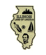 Illinois Refrigerator Magnet 2&quot; - $25.09