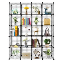 20-Cube Organizer Cube Storage Storage Shelves Wire Cube Storage Origami Shelves - £95.89 GBP