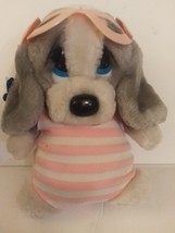 Applause Sad Sam Honey Dog in Pink And White Swimsuit From 1988 Tush Tag... - $19.99