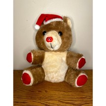 House Of Lloyd Musical Christmas Winter Musical Teddy Bear Vintage Plush Toy 11" - £26.09 GBP