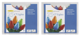 Christmas String Lights Incandescent C7 25ct 25&#39; ft Multicolor, Celebrat... - $21.77