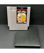 Nintendo NES Game Cartridge Joe &amp; Mac - Cleaned &amp; Tested - Authentic! - $332.75 MXN