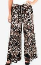 Ny Collection Printed Wide Leg Pants, Size Medium - £18.63 GBP