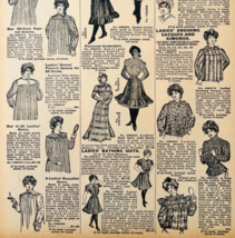 1901 Women&#39;s Underwear Kimono Reproduction Advertisement Sears Fashion D... - $24.99