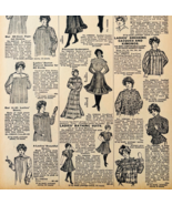 1901 Women&#39;s Underwear Kimono Reproduction Advertisement Sears Fashion D... - $35.05 CAD