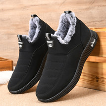 Plus Size 49 Plush Warm Men Boots Winter Shoes Men Snow Boots Waterproof Rain Sh - £37.30 GBP