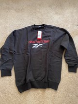 NWT Reebok Human rights now! long sleeve sweatshirt women large Black - £25.52 GBP