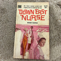Down East Nurse Medical Romance Paperback Book by Rose Dana Suspense Drama 1968 - £9.64 GBP