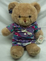 Vintage 1986 Applause Harry Teddy Bear In Outfit 15&quot; Plush Stuffed Animal Toy - £23.35 GBP