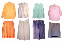 Cherokee Linen Top and Skirt Sets + Linen &amp; Cotton Separates Size Medium - 18 - £15.52 GBP+