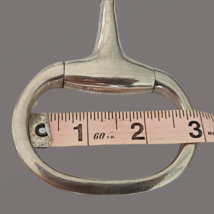 English Eggbutt Dog Bone French Link Snaffle 5" Mouth Stainless Steel image 5