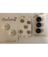 Le Chic And Lansing Buttons Lot Of 3 Cards Packs J1 - £9.36 GBP