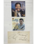 Billy Eckstine Signed Autographed 8.5x11 Vintage Signature Display Lifet... - $793.44 MXN