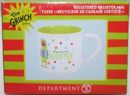 Dr. Seuss How The Grinch Stole Christmas Grinch Regifter 18 oz Ceramic Mug - £12.67 GBP