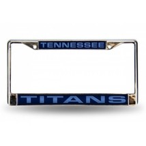 tennessee titans nfl football team logo laser chrome license plate made in usa - £32.16 GBP