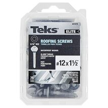 Teks 21450#12 x 1 HEX Washer Head Sharp PT Metal-to-Wood Elite Roofing ... - $48.87 CAD+