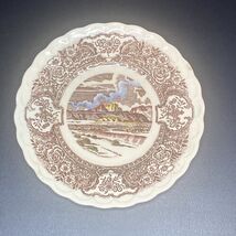 Vernon’s 1860 China Bread Plate Pottery California Underglaze Hand Paint... - $6.89