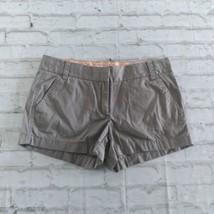 J Crew Shorts Womens 8 Green Chino Broken In Low Rise Cotton Casual Shorts - £13.91 GBP