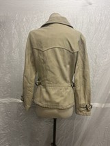 Guess Tan Vintage Women&#39;s 100% Leather Jacket, Size Small - £25.09 GBP