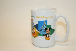Disney World Four Parks One World Coffee Mug Cup Mickey Donald Goofy Pluto (A) - £7.90 GBP