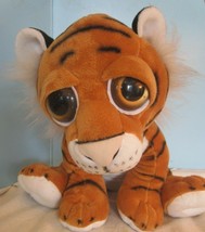 Vintage floppy &quot;tiger big eyed  Stuffed Plush ANIMAL  petting zoo 14&quot; SI... - £12.94 GBP