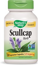 Nature&#39;s Way Scullcap Herb, 100 Capsules (Pack of 2) - £38.36 GBP