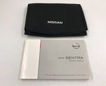 2015 Nissan Sentra Owners Manual Set with Case OEM I02B11021 - £31.83 GBP