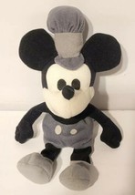 Disney Mickey Mouse Steamboat Willie 12&quot; Plush - £19.58 GBP