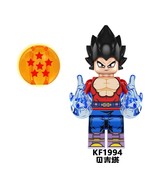 Minifigures Vegeta Iv Red Dragon Ball Super Z Blue Weapon Toys - $4.35