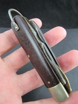 vintage pocket knife KLEIN &amp; SONS Chicago USA old 2 blade electricians 1940&#39;s - £23.48 GBP