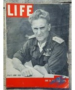 LIFE Magazine June 24 1940 ~ Italy&#39;s Army Chief ~ Nazi Bombings on Paris... - £5.38 GBP