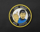 Nihilistic Spock Embroidered Morale Patch Star Trek Captain Spock Iron On - £5.79 GBP