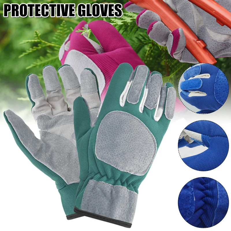 1 Pairs Long Gardening Gloves Rose Pruning Thorn Proof Garden Gloves with Long   - £44.35 GBP