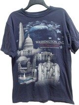 Vintage Smithsonian Institution Washington DC T-Shirt Navy Blue Men&#39;s Size Med - £12.51 GBP